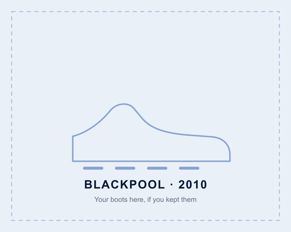 Blackpool boots, 2010